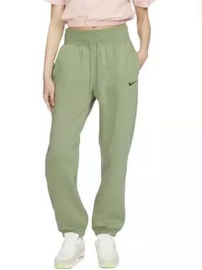 Nike Women's Sage Green Drawstring Joggers